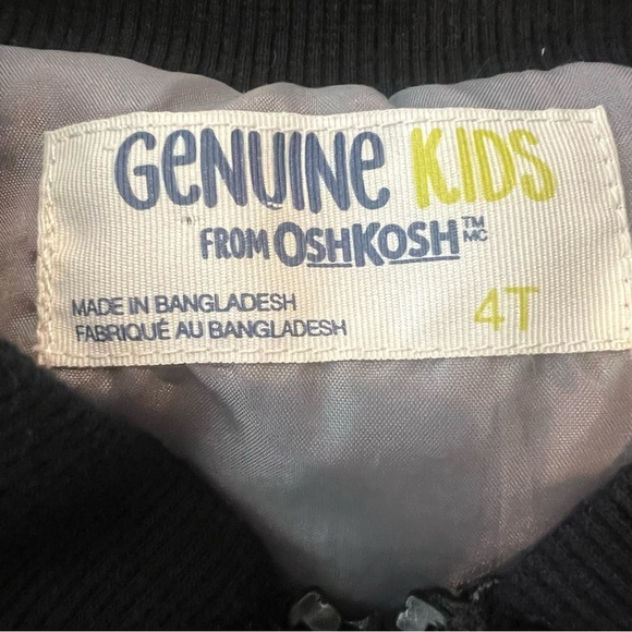 Oshkosh Toddlers Zip Vest Quilted Tweed - Picture 3 of 4